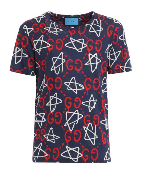 gucci all over print t shirt|Gucci t shirt men's outlet.